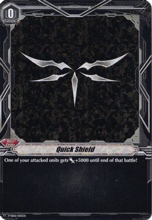 Quick Shield (RRR Foil) (V-SS06: VALIANT SANCTUARY)