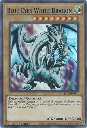 Image of Blue-Eyes White Dragon (Blue) [LDS2-EN001] Ultra Rare