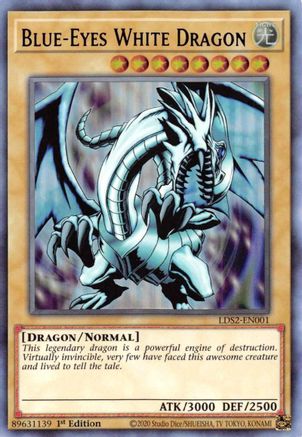 Blue-Eyes White Dragon (Purple) [LDS2-EN001] Ultra Rare