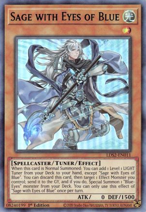 Sage with Eyes of Blue (Green) [LDS2-EN011] Ultra Rare