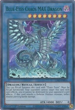 Image of Blue-Eyes Chaos MAX Dragon (Green) [LDS2-EN016] Ultra Rare
