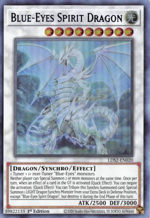 Image of Blue-Eyes Spirit Dragon (Purple) [LDS2-EN020] Ultra Rare
