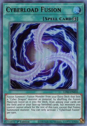 Image of Cyberload Fusion (Green) [LDS2-EN035] Ultra Rare