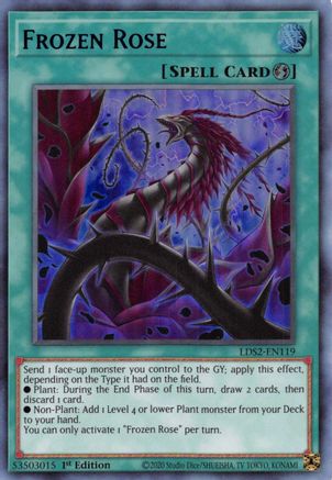 Image of Frozen Rose (Blue) [LDS2-EN119] Ultra Rare