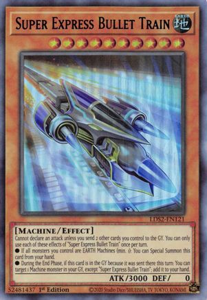 Image of Super Express Bullet Train (Blue) [LDS2-EN121] Ultra Rare