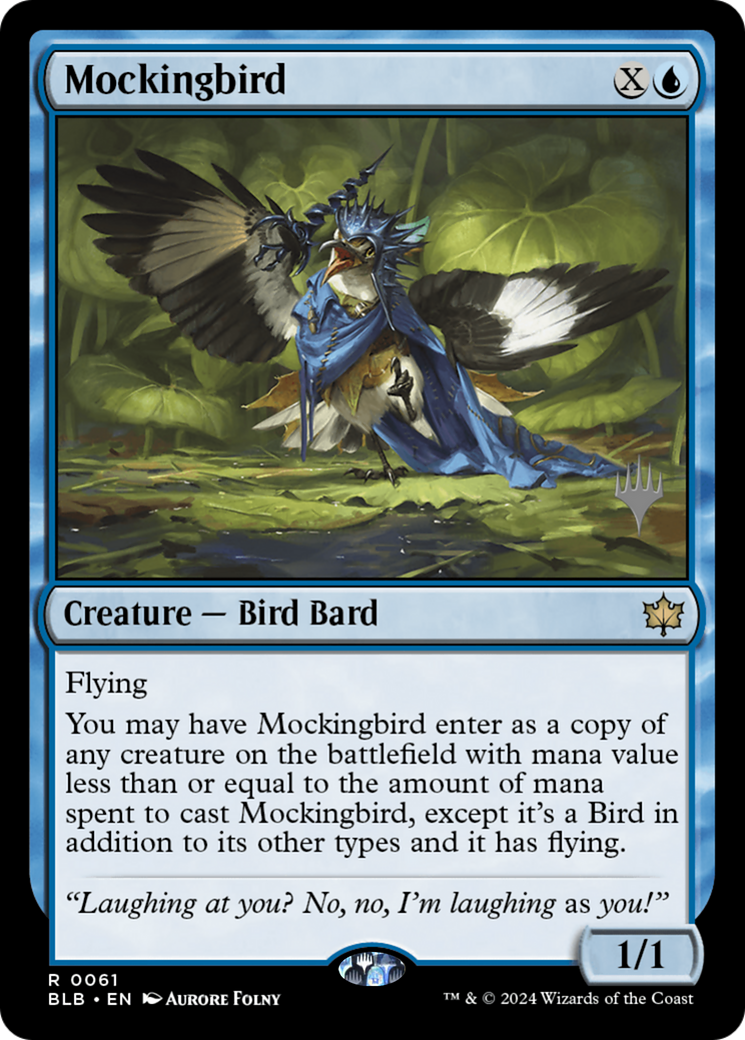 Image of Mockingbird (Promo Pack) [Bloomburrow Promos]