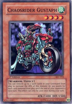 Image of Chaosrider Gustaph [IOC-018] Super Rare