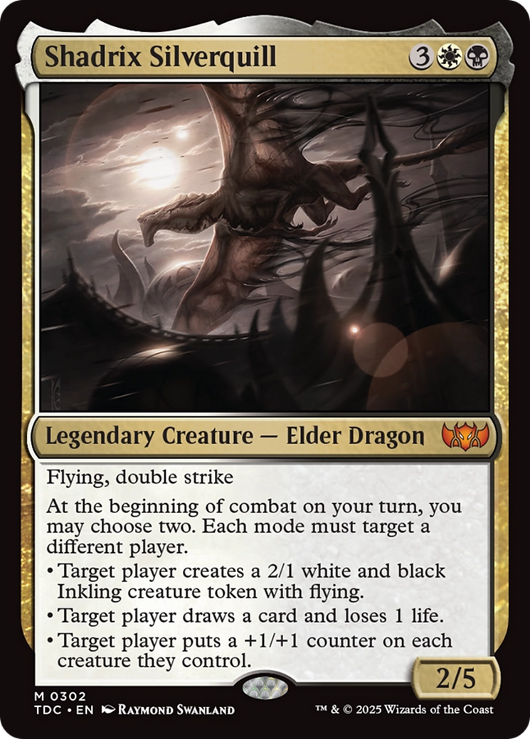 Image of Shadrix Silverquill [Tarkir: Dragonstorm Commander]