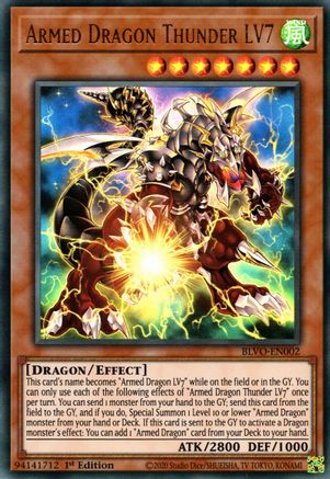 Image of Armed Dragon Thunder LV7 [BLVO-EN002] Ultra Rare