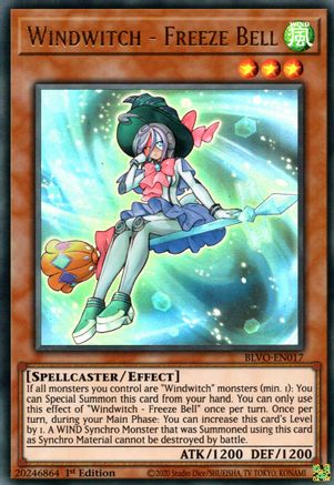 Image of Windwitch - Freeze Bell [BLVO-EN017] Ultra Rare