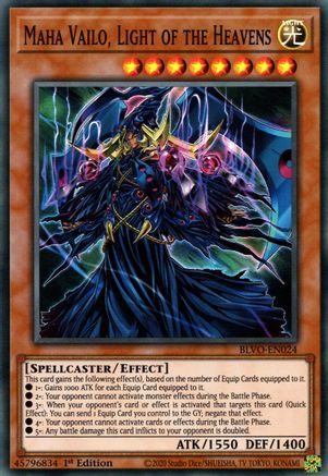 Image of Maha Vailo, Light of the Heavens [BLVO-EN024] Super Rare