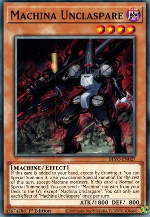 Image of Machina Unclaspare [BLVO-EN027] Common