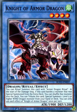 Image of Knight of Armor Dragon [BLVO-EN037] Common