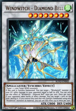Image of Windwitch - Diamond Bell [BLVO-EN043] Ultra Rare