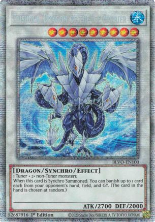 Image of Trishula, Dragon of the Ice Barrier (Starlight Rare) [BLVO-EN100] Starlight Rare