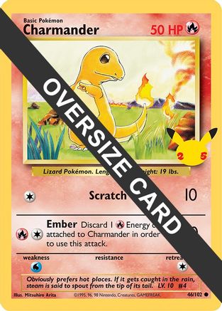 Image of Charmander (46/102) (Jumbo Card) [First Partner Pack]