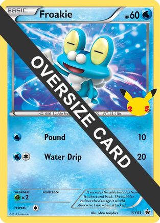 Image of Froakie (XY03) (Jumbo Card) [First Partner Pack]