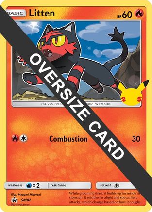 Image of Litten (SM02) (Jumbo Card) [First Partner Pack]