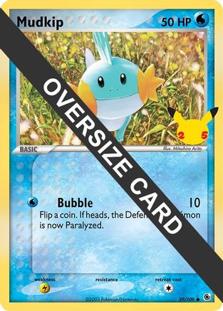 Image of Mudkip (59/109) (Jumbo Card) [First Partner Pack]