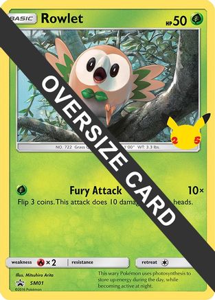 Image of Rowlet (SM01) (Jumbo Card) [First Partner Pack]