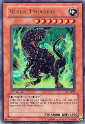Image of Black Tyranno [IOC-075] Ultra Rare