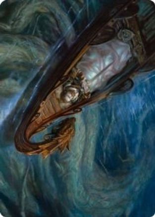 Image of Funeral Longboat Art Card [Kaldheim Art Series]