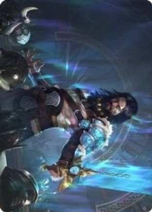 Image of Halvar, God of Battle Art Card [Kaldheim Art Series]