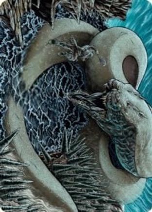 Image of Koma, Cosmos Serpent 2 Art Card [Kaldheim Art Series]