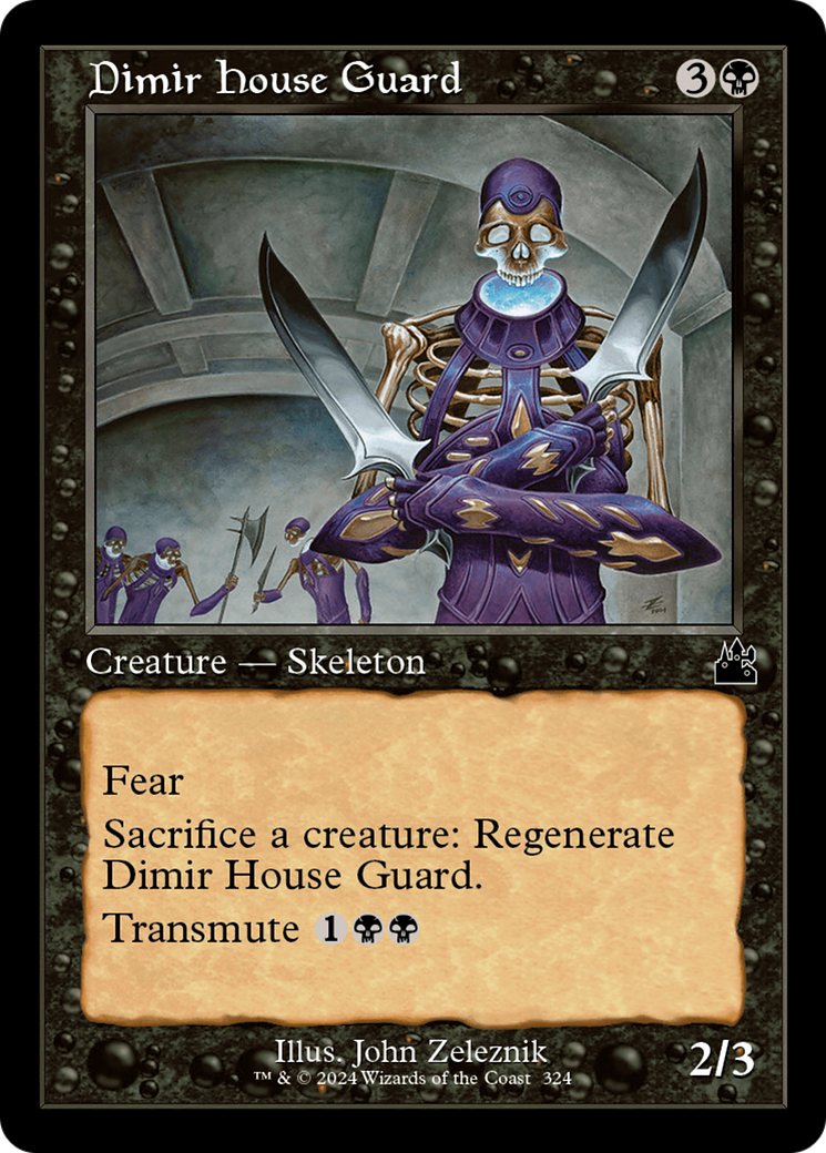 Image of Dimir House Guard (Retro Frame) [Ravnica Remastered]