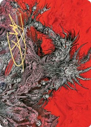 Image of Varragoth, Bloodsky Sire Art Card (Gold-Stamped Signature) [Kaldheim Art Series]