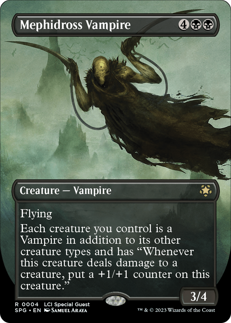 Image of Mephidross Vampire (Borderless) [The Lost Caverns of Ixalan Special Guests]