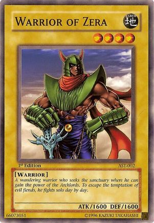 Image of Warrior of Zera [AST-002] Common