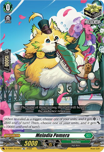 Image of Melodia Pomera (D-TD01/012EN) [Urara Haneyama -Bandmaster of Blossoming Bonds-]