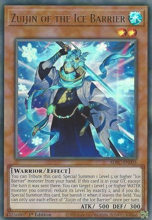 Image of Zuijin of the Ice Barrier [SDFC-EN005] Ultra Rare