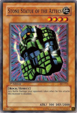 Image of Stone Statue of the Aztecs [AST-014] Super Rare