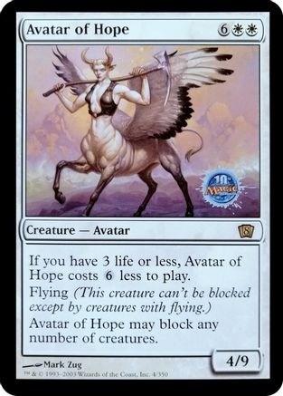 Image of Avatar of Hope (Grand Prix Bangkok 2003) (OVER-004) - Oversize Cards