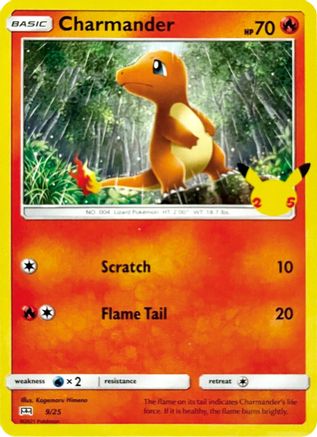Image of Charmander (9/25) [McDonald's 25th Anniversary]