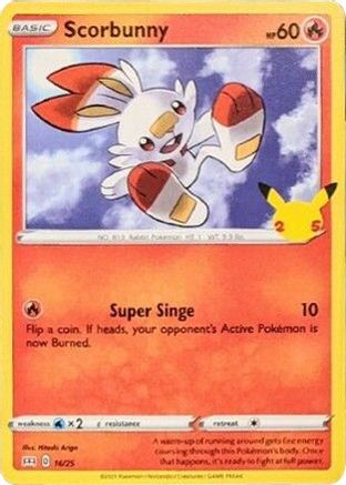 Image of Scorbunny (16/25) [McDonald's 25th Anniversary]