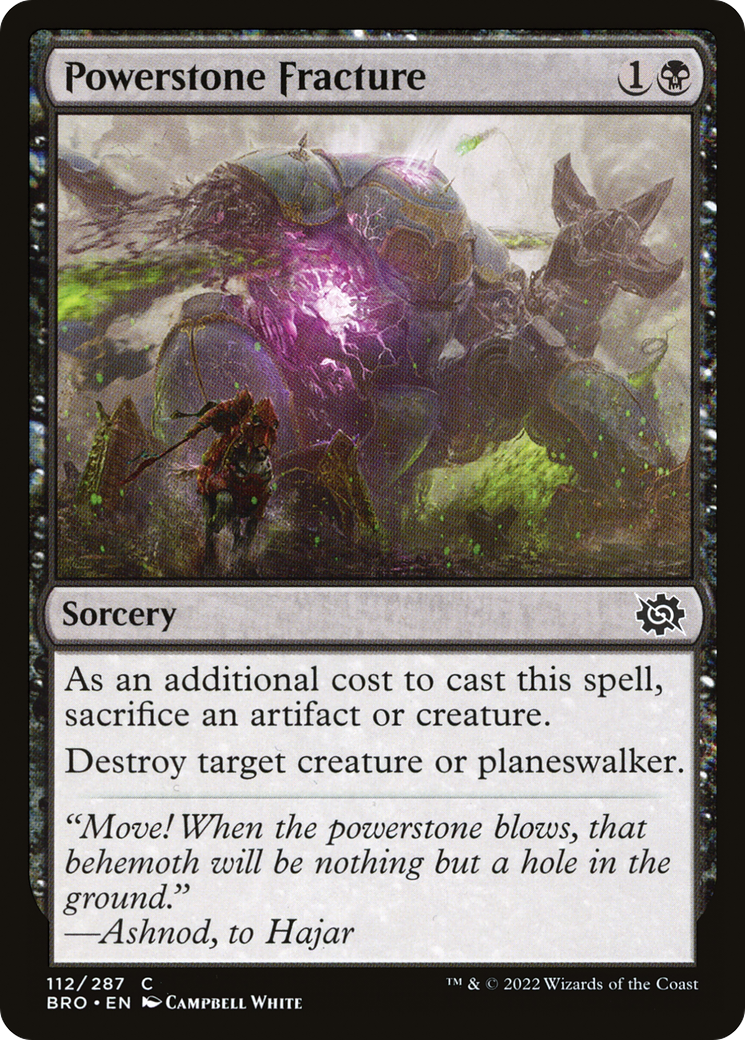 Image of Powerstone Fracture [The Brothers' War]