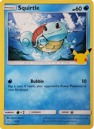 Image of Squirtle (17/25) [McDonald's 25th Anniversary]