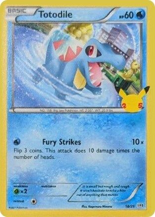 Image of Totodile (18/25) [McDonald's 25th Anniversary]