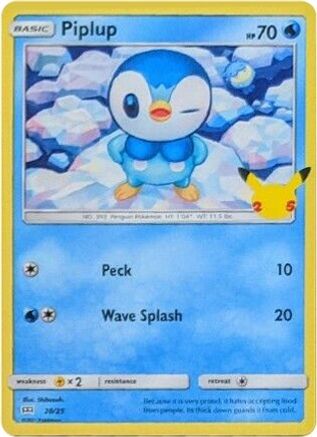Image of Piplup (20/25) [McDonald's 25th Anniversary]