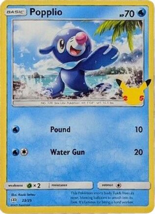 Image of Popplio (23/25) [McDonald's 25th Anniversary]