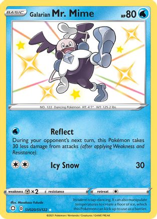 Image of Galarian Mr. Mime (SV020/SV122) [Sword & Shield: Shining Fates]