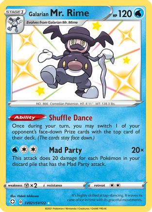 Image of Galarian Mr. Rime (SV021/SV122) [Sword & Shield: Shining Fates]