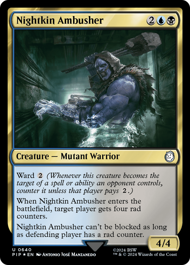 Image of Nightkin Ambusher (Surge Foil) [Fallout]