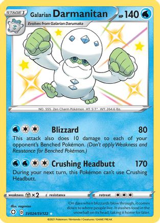 Image of Galarian Darmanitan (SV024/SV122) [Sword & Shield: Shining Fates]