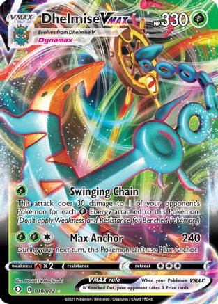 Image of Dhelmise VMAX (010/072) [Sword & Shield: Shining Fates]