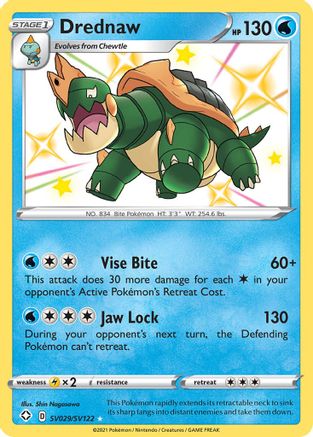 Image of Drednaw (SV029/SV122) [Sword & Shield: Shining Fates]