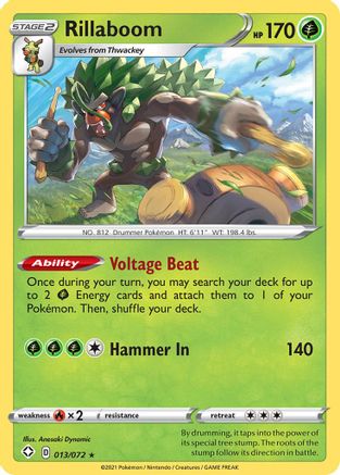 Image of Rillaboom (013/072) [Sword & Shield: Shining Fates]